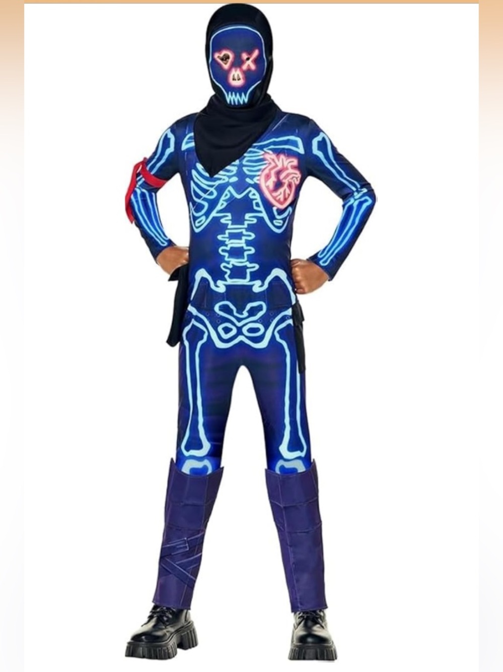 🎃🔥 NWT inspirit boys Fortnite youth party trooper, costume set size L 10/12